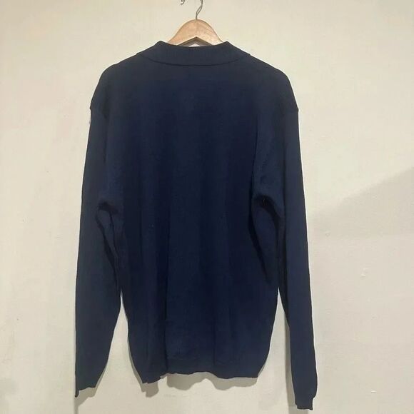 Men’s NWT Royal Blue Long Sleeve Murano Italia Sweatshirt - Picture 3 of 3